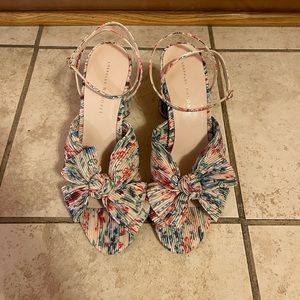 Loeffler Randall Camellia Floral Bow Heel